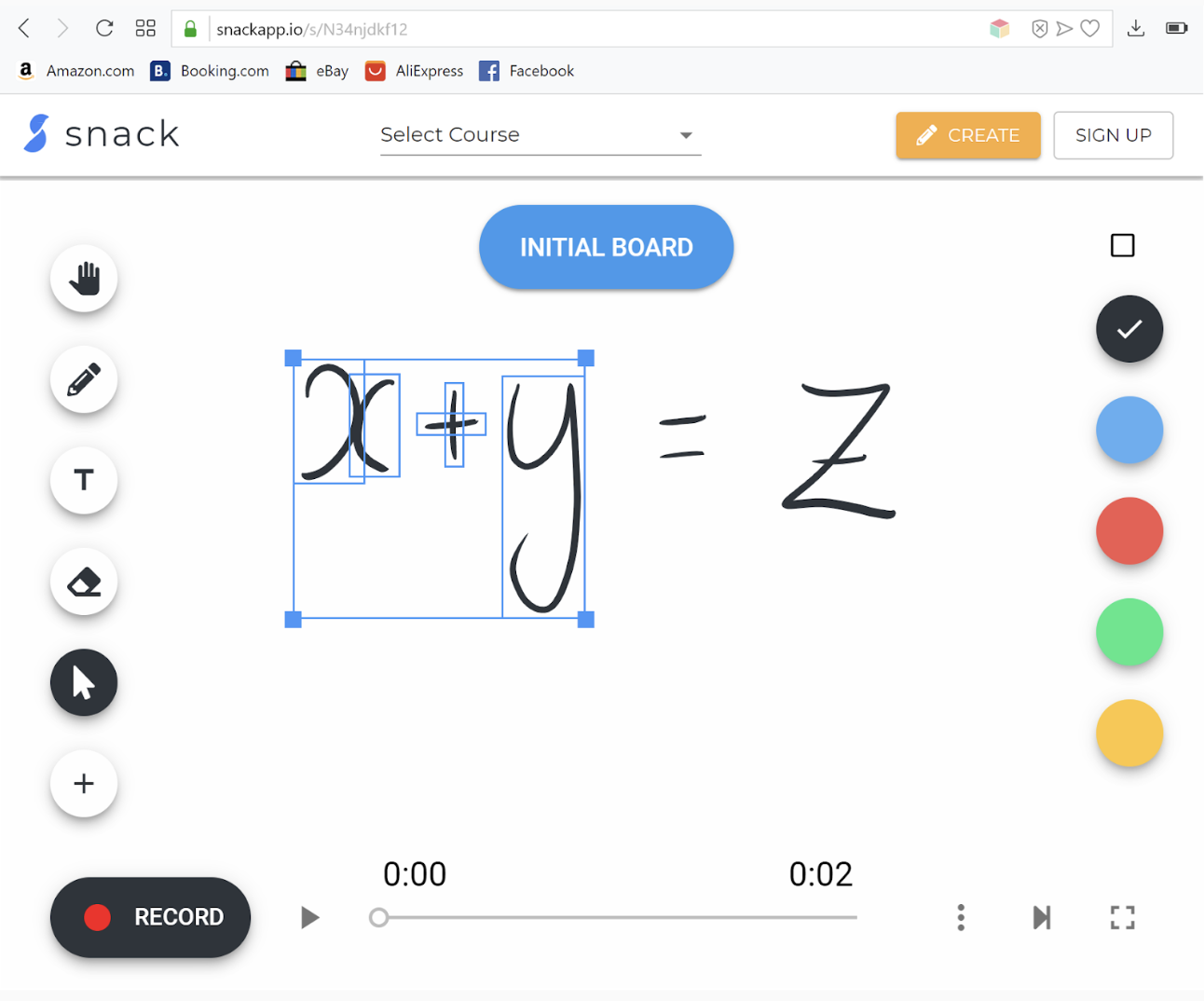 by recording whiteboard videos as vectors and storing diffs between frames, we could record in-browser and had file sizes 2% of an exported mp4