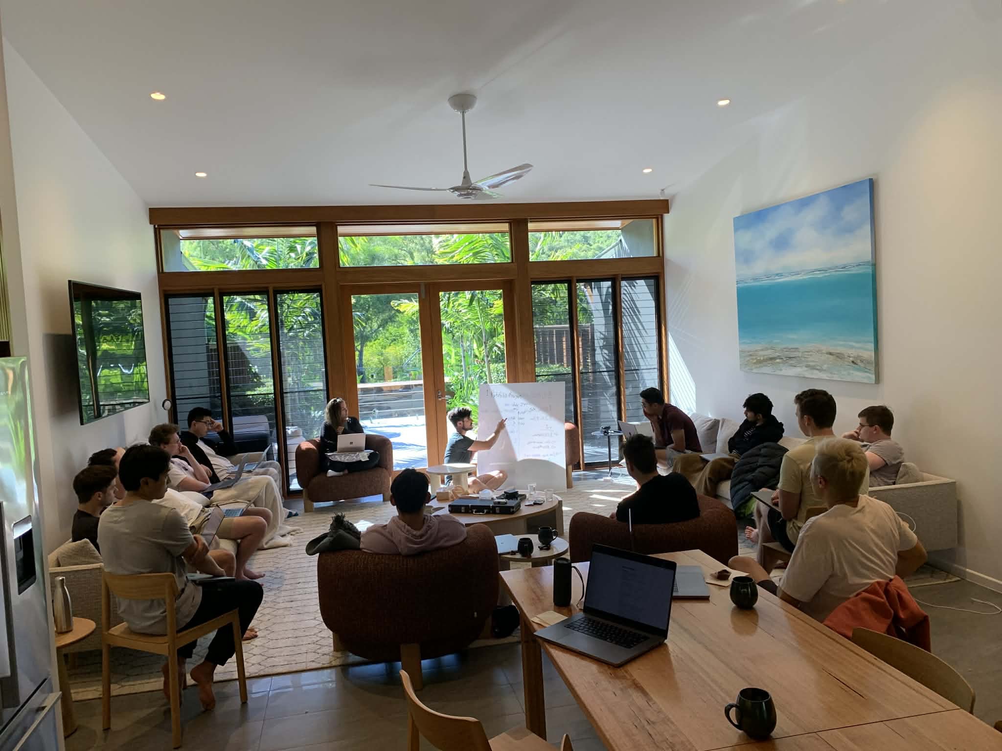 offsite with the team (now 20 people and growing)